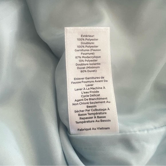 Talbots NWT Faux Fur Collar Down Pufferβ Vest - Picture 11 of 12